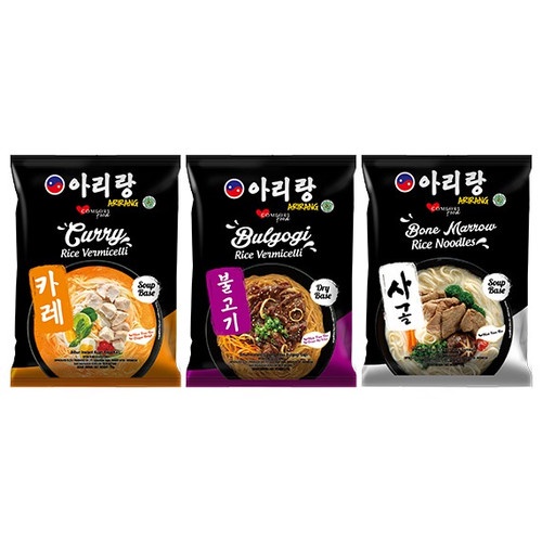 

Arirang Rice Vermicelli / Rice Noodles Bone Marrow / Curry / Bulgogi 70g