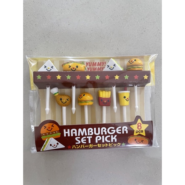 Torune Food Pick Bento Food Pick - hamburget set