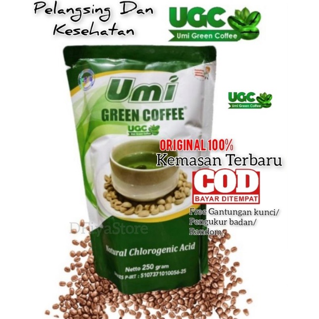 

UMI GREEN COFFEE ORIGINAL Kemasan TERBARU Pelangsing Alami