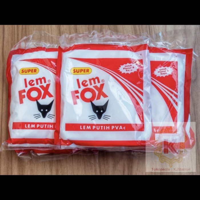 

cusss order] lem putih fox merah 350 gr