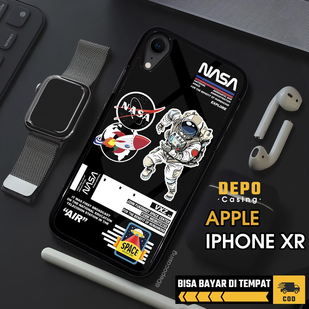 Case Iphone XR Casing Hp Iphone XR Glossy Case Depo Casing [NASA] Casing Hp Custom Case Aesthetic Ke