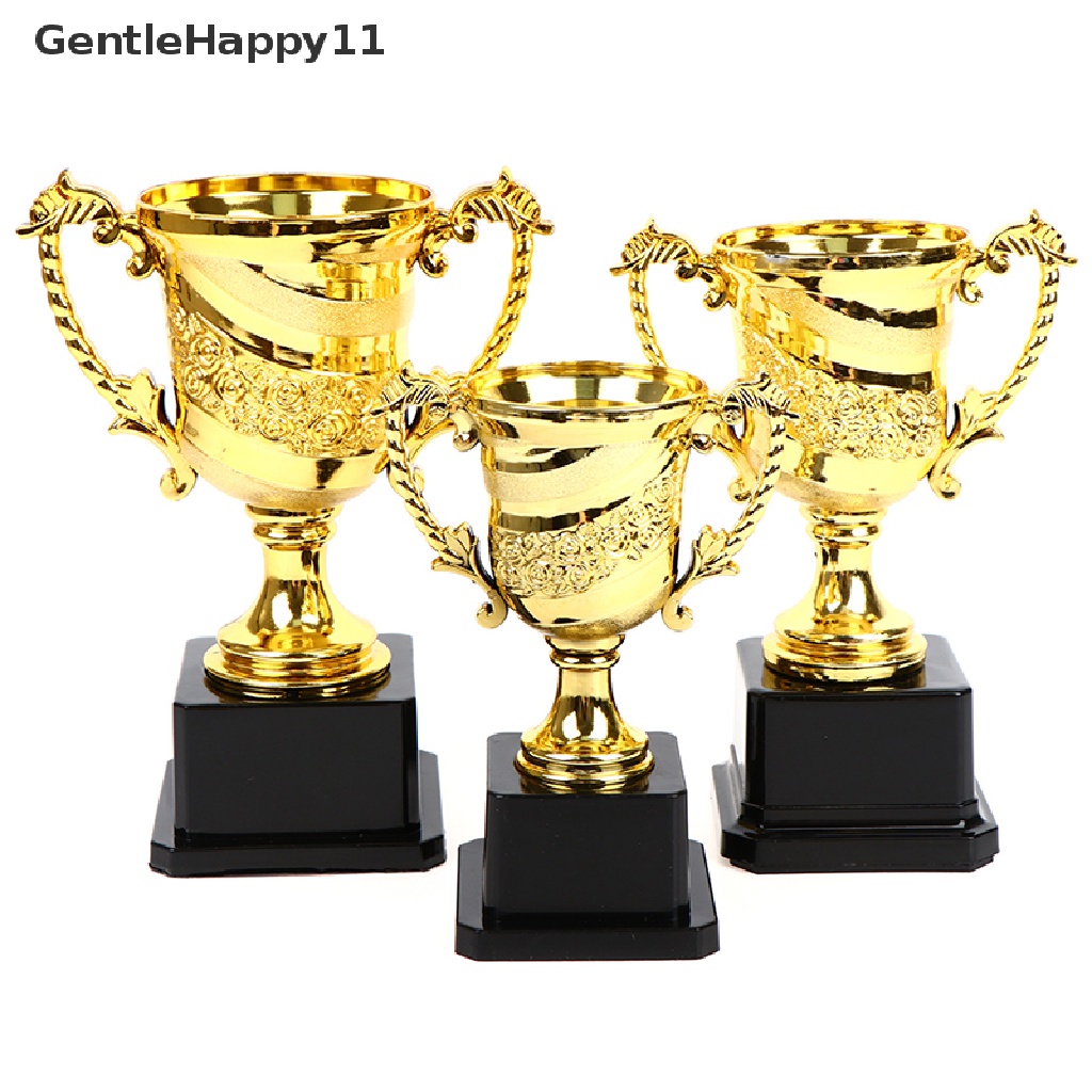 Gentlehappy 1pc Trofi Penghargaan Warna Emas Untuk Anak Sekolah