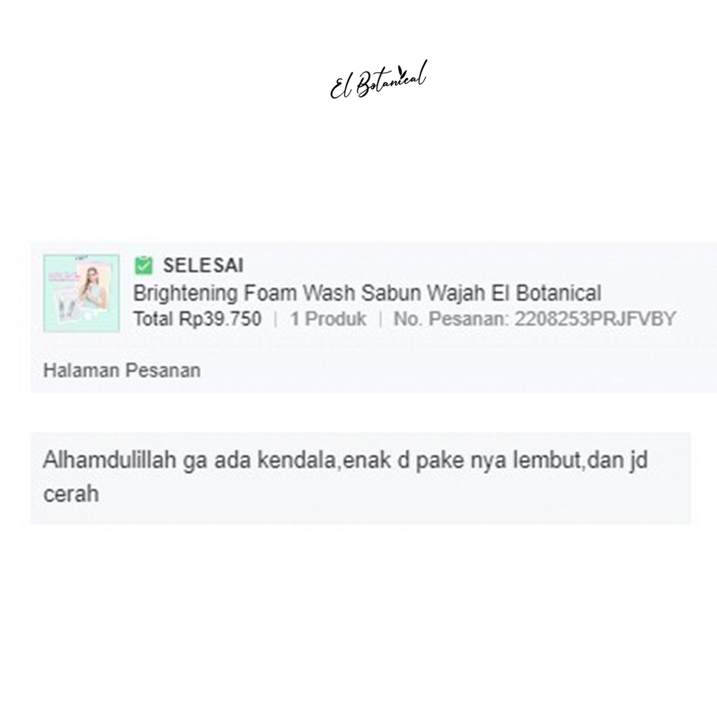 Foam Wash El Botanical Brightening Foam Wash