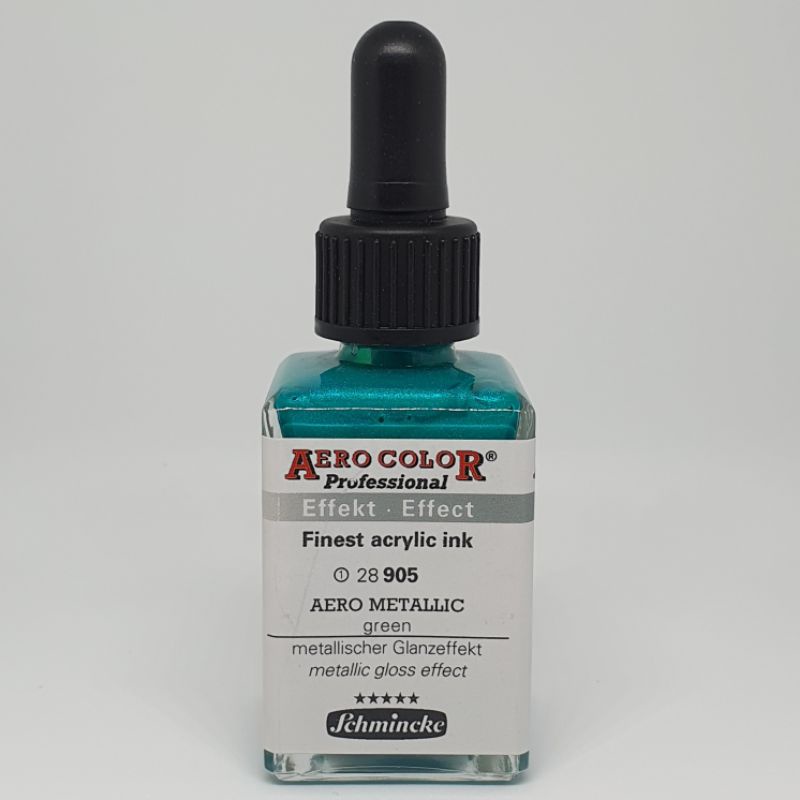 

Tinta Schmincke Aero Metallic Green 28 ml