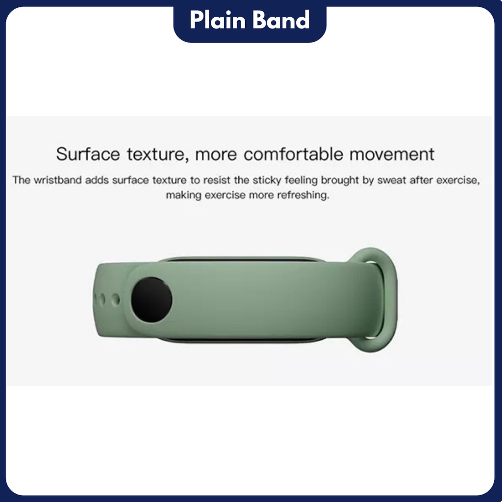 Plain Strap untuk Ml Band 5 6 7 Tali smartband M7 Band M5 Band M6