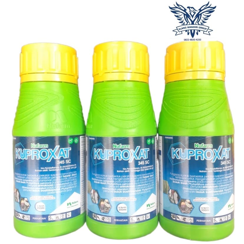 Fungisida Bakterisida Kuproxat 345 SC 200 ML Bahan Aktif Tembaga Oksi Sulfat 345g/l Nufarm Indonesia
