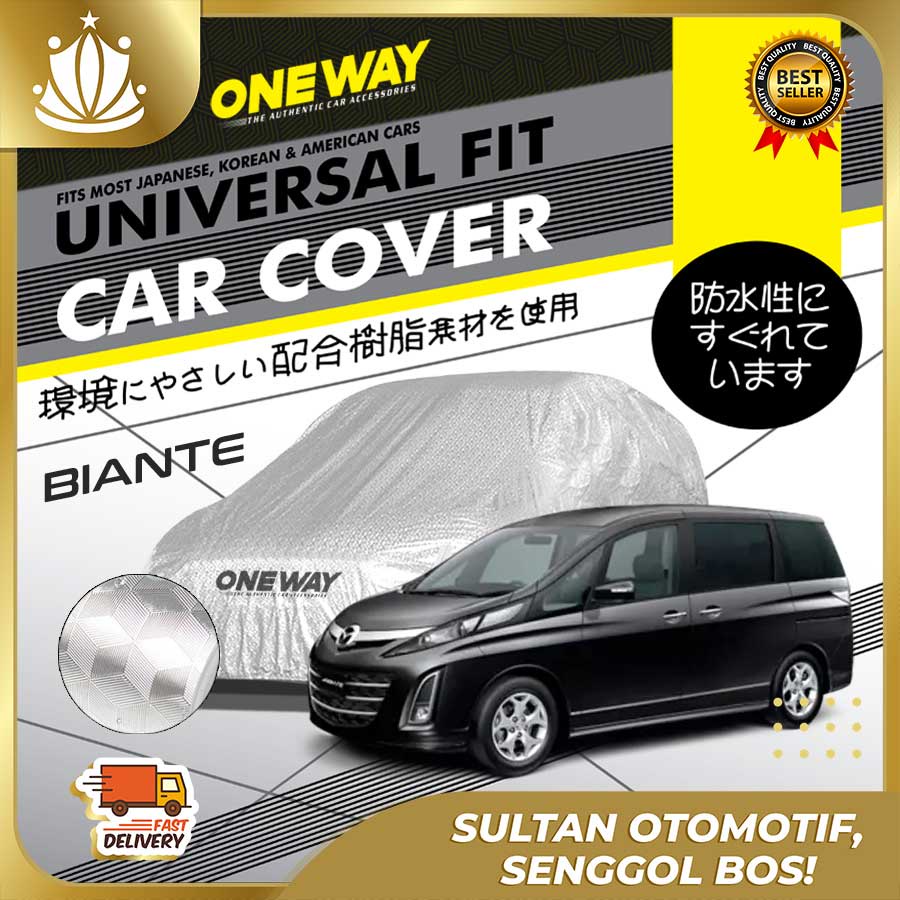 Body Cover Sarung Mobil MAZDA BIANTE Waterproof 3 LAYER TEBAL Deluxe Anti Air