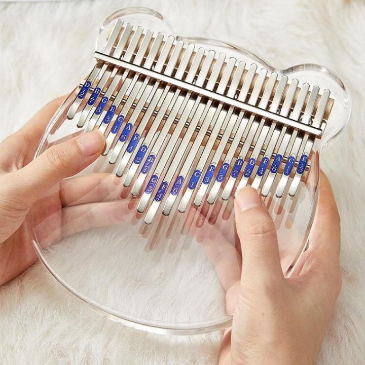 (COD)Bear Kalimba 17 keys Acrylic - Kalimba Alat Musik