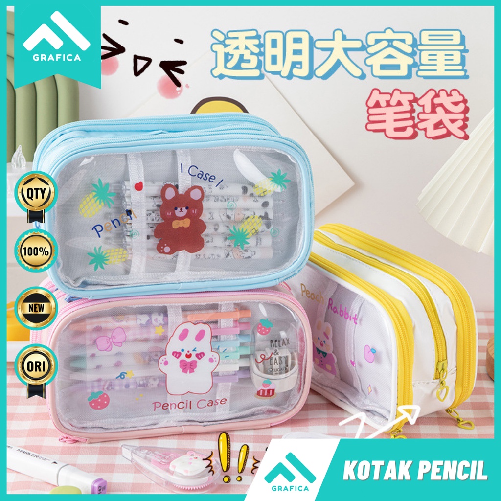 

KOTAK PENCIL PULPEN ANAK KARAKTER LUCU BAHAN PVC BOX DOMPET TAS PENCIL TEMPAT PENYIMPANAN ALAT PENCIL WARNA PULPEN KRAYON PENGGARIS PENGHAPUS SEKOLAH BELAJAR ANAK RESLETING KARAKTER LUCU WARNA CANTIK PERLENGKAPAN SEKOLAH
