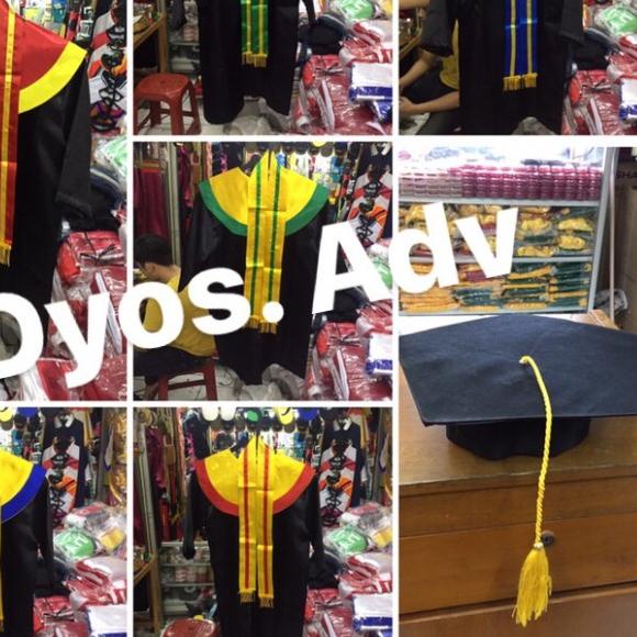 Toga wisuda TK toga tk baju toga TK anak-anak bahan satin berkualitas