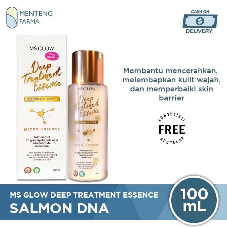 Ms Glow Deep Treatment Essence Salmon DNA 100 mL