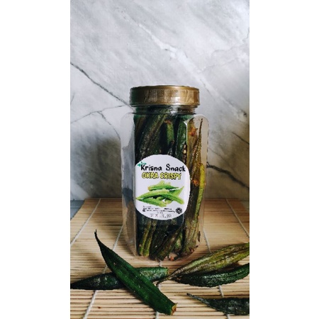 KERIPIK SAYUR OKRA CRISPY FOIL (FREE HIMALAYAN PINK SALT)