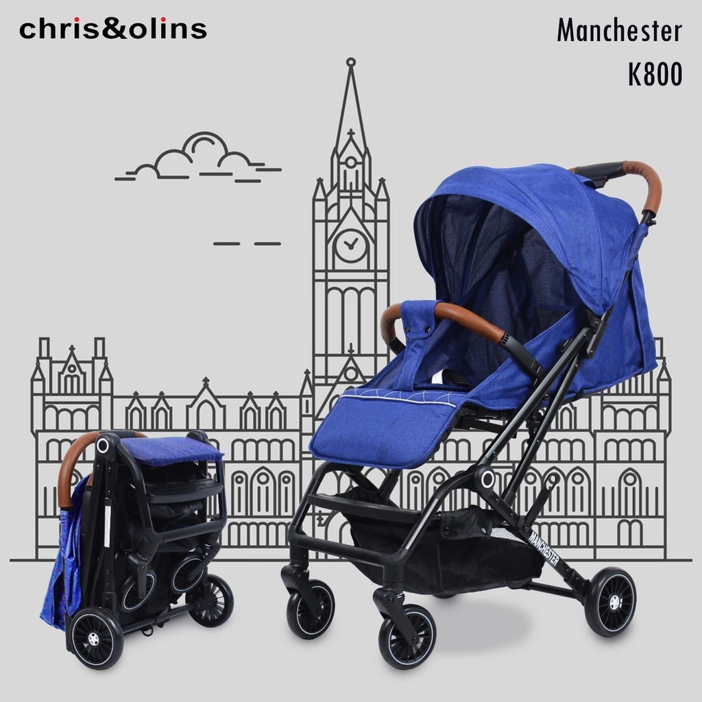 Stroller Cabin Size Bonus Cover Travel Manchester K800  Chris &amp; Olins Kidu Baby