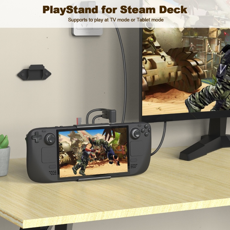 Btsg Rak Meja/Dinding Penyangga Cradle Display Shelf Storage Dock Bracket Untuk Steam Deck