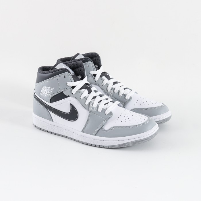 Air Jordan 1 Mid Light Smoke Grey Anthracite