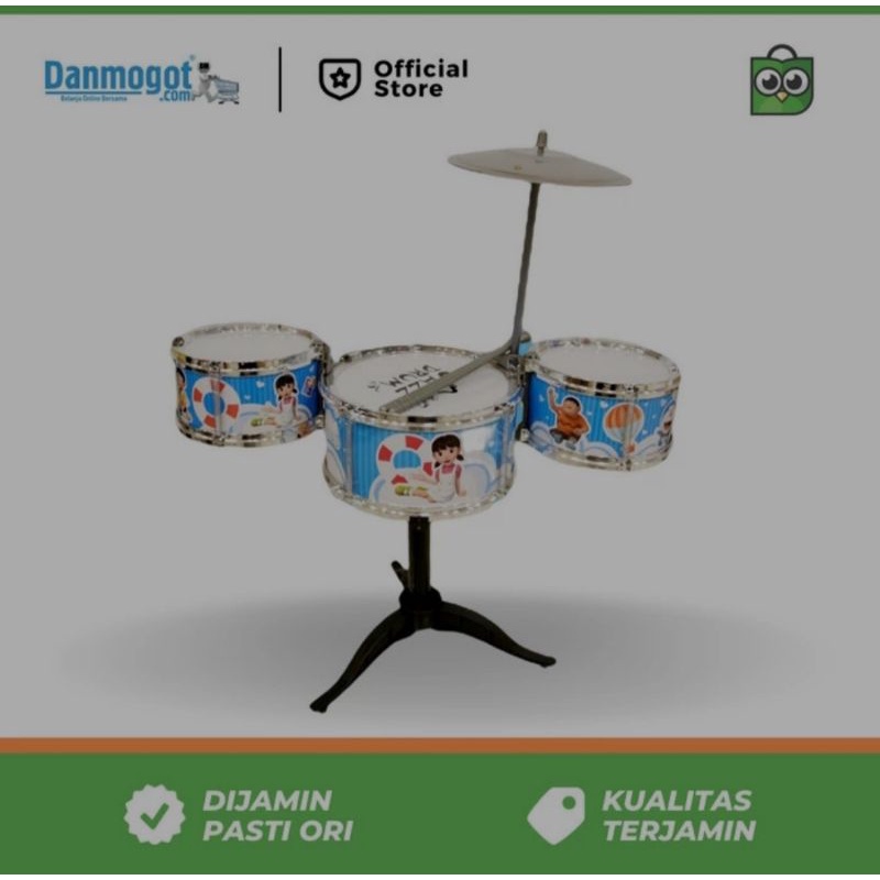 Drum Mainan Anak Tiga Drum X5 Australia Kualitas Tinggi Medan murah