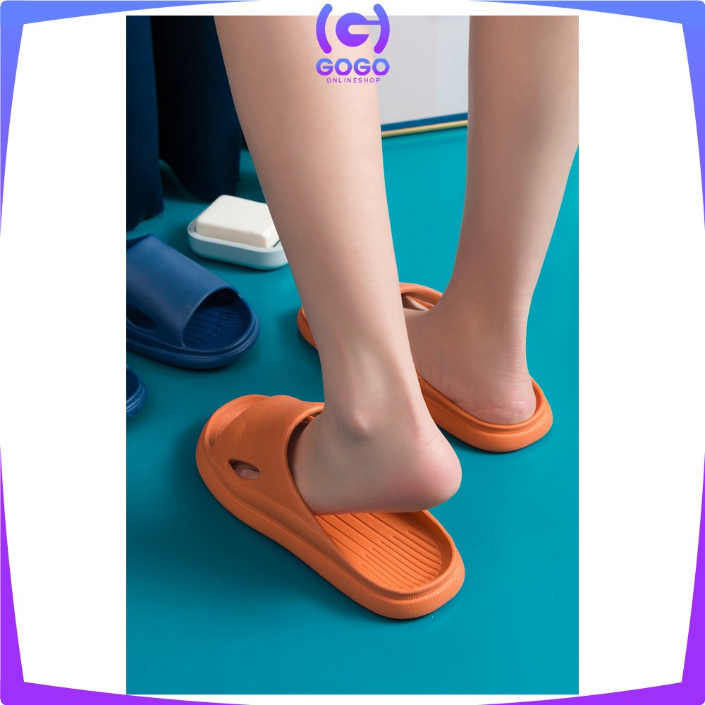 GOGO-S53 Sandal Rumah Slipper Wanita Selop EVA Empuk / Sendal Kamar Mandi Rumahan Sandals Unisex Slip On Jelly