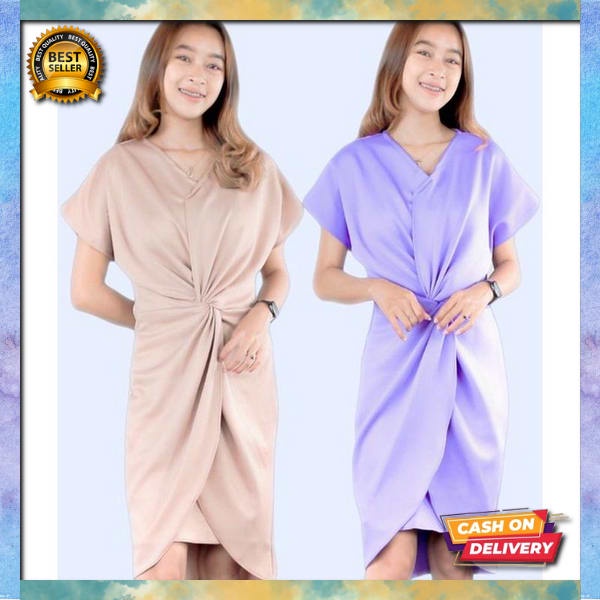 Ghaon Remaja Premium Murah Dress Wanita Terbaru Dres Natal Pesta Deres Waita Import Gaun Kasual Kore