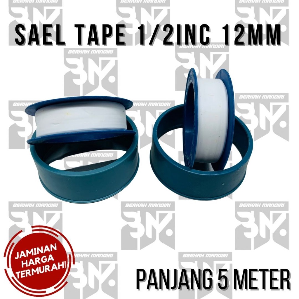 Seal Tape Sealtape TBA 12MM x 10M /Siltep Kran Air Selotip Keran Isolatip Pipa Solatip Model Onda Full 10 meter