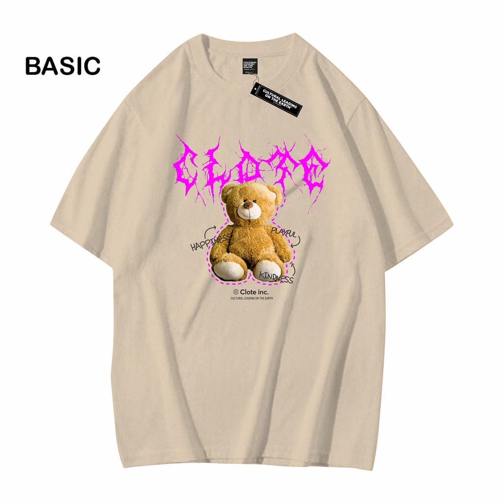 MakeGrosir - KAOS OVERSIZE CLOSE BEAR