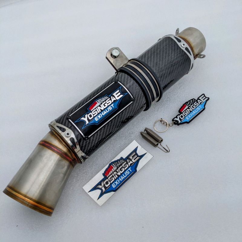 silincer knalpot yosingsae silencer knalpot karbon kevlar inlet 50m