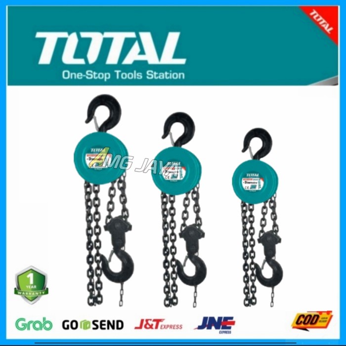 Katrol Rantai 1 Ton Chain Block Tekel Chain Hoist 1 Ton TOTAL THT1611