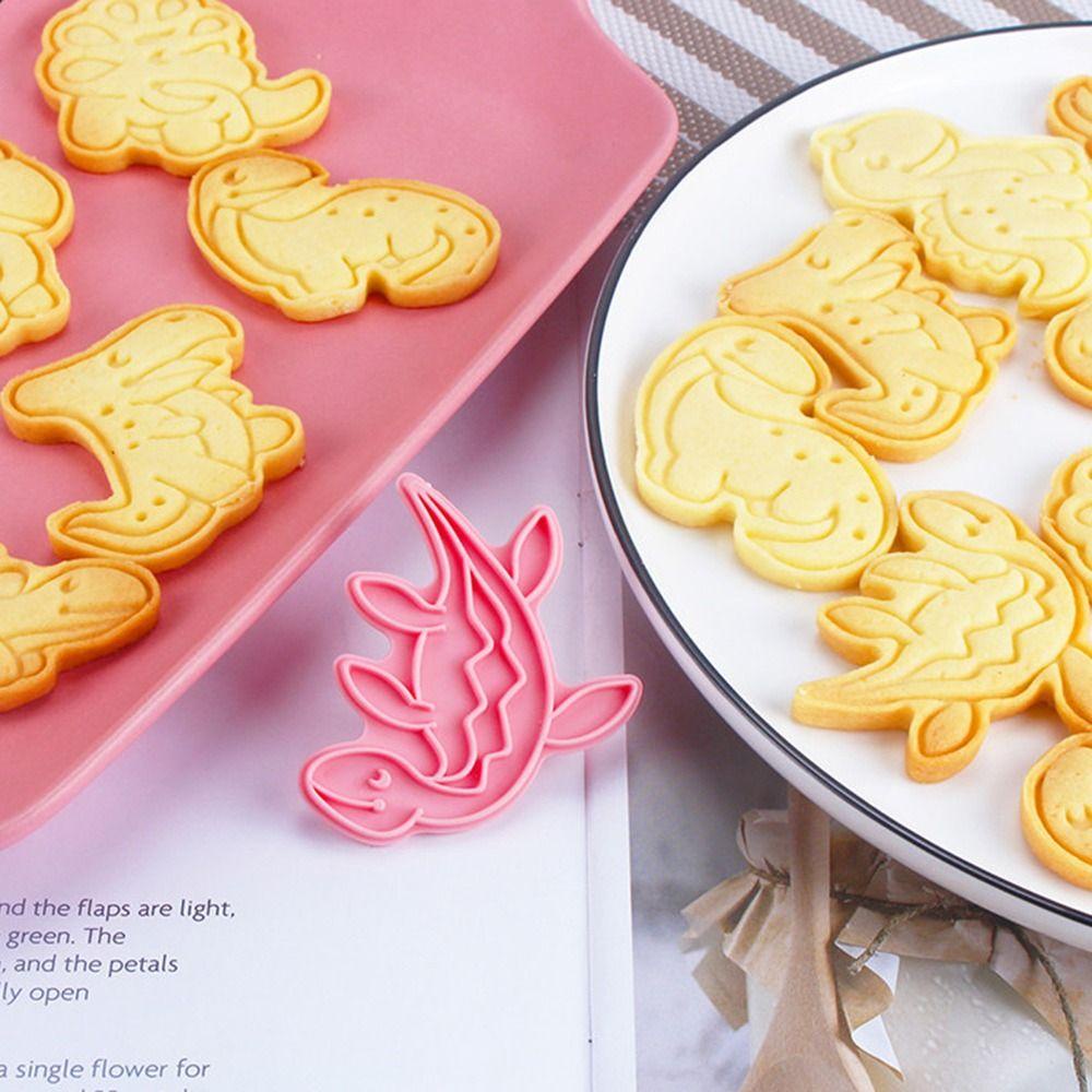 Nanas 6pcs/set Cetakan Biskuit Alat Kue Pastry Dekorasi Cetakan Kue Plastik