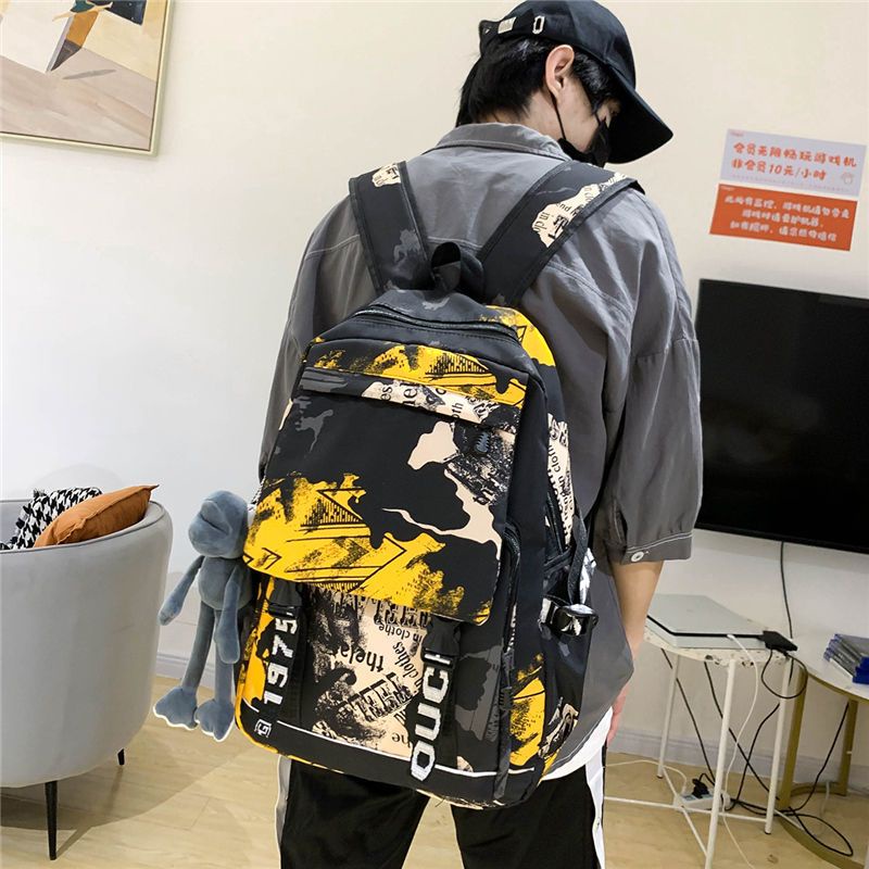 tas ransel import tas slempang emory fashion cewek☜ↂRansel grafiti jalanan trendi versi Korea fashion ransel berkapasitas besar pria dan wanita keren tas sekolah trendi cocok untuk semua