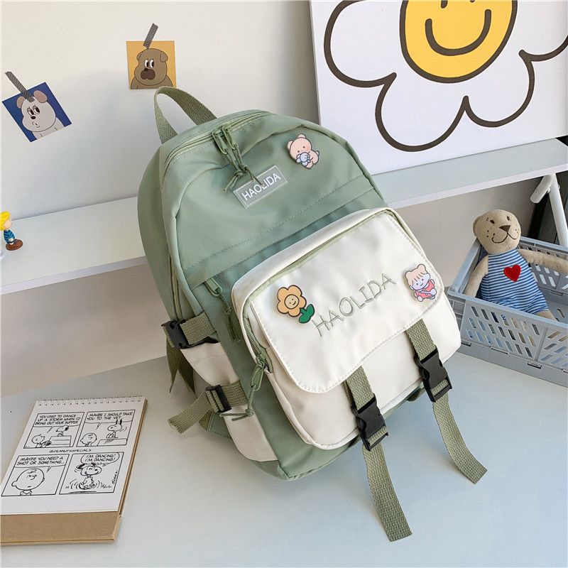 MV_Marvelouz MV804481 Tas RANSEL Remaja Wanita Canvas Ada Gantungan Boneka terbaru 1kg bisa 2 tas supplier tas import  EL 4481