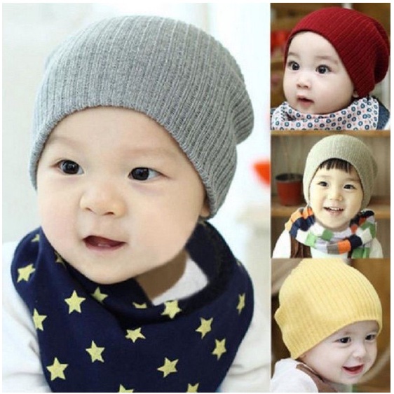 Topi Kupluk Rajut Bayi