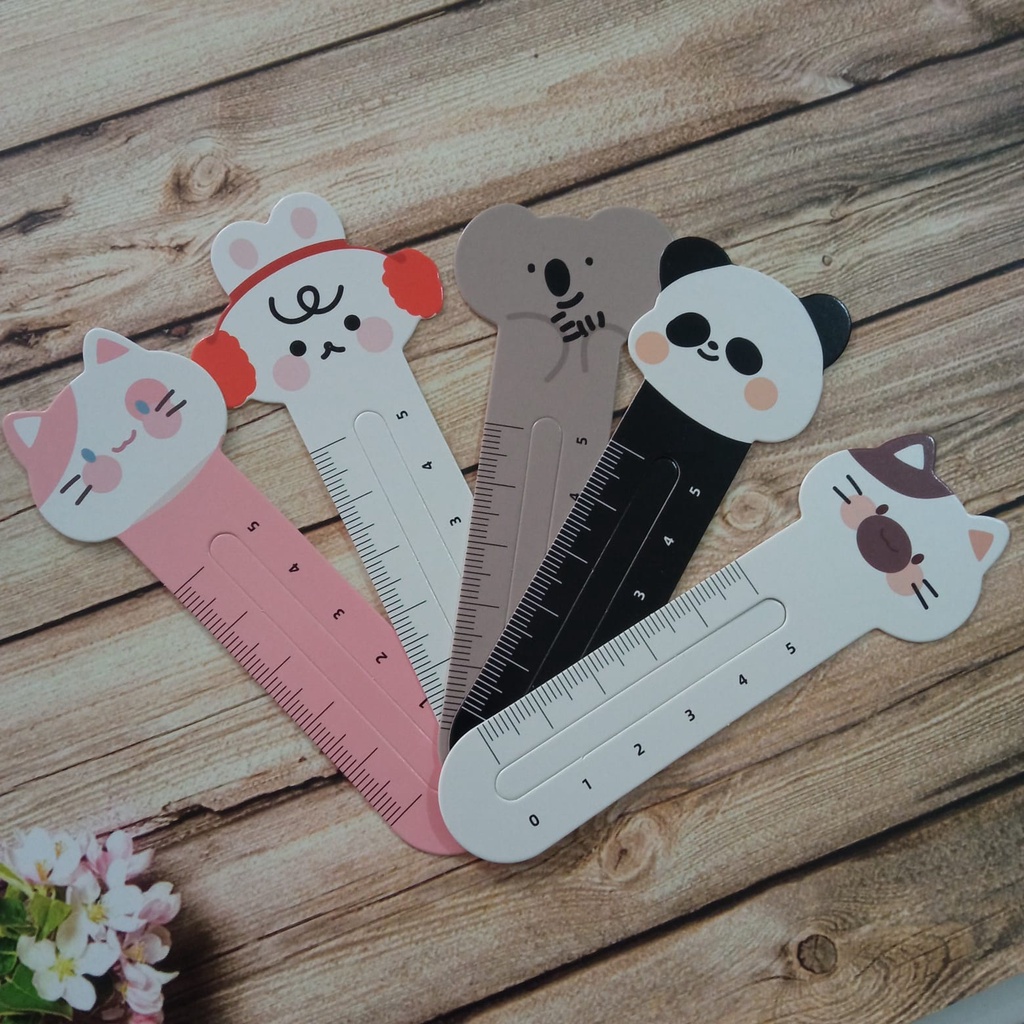 

Bookmark Pembatas Buku Mini 5 pcs