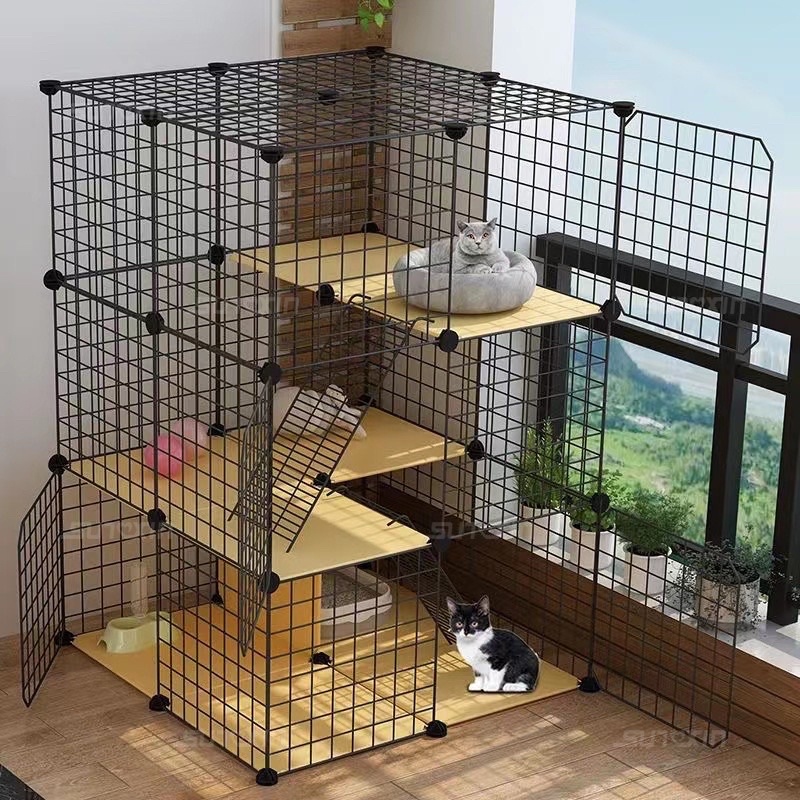 KANDANG PAGAR TINGKAT PALYGROUND PLAYPEN DIY KUCING ANJING MARMUT KELINCI MUSANG LEMARI DIY COSTUM