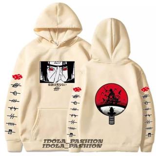 Jaket Hoodie One Piece Anime Naruto Hitam Premium - Jaket Sweater Hoodie Anime Naruto  Kartun Kekinian Bahan Flece Tebal Gramasi 280 Size Lengkap S-M-L-XL-XXL