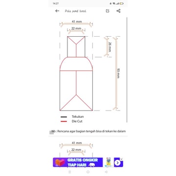 

pisau pond custom u/ tempat boto uk n model sesuai pesanan