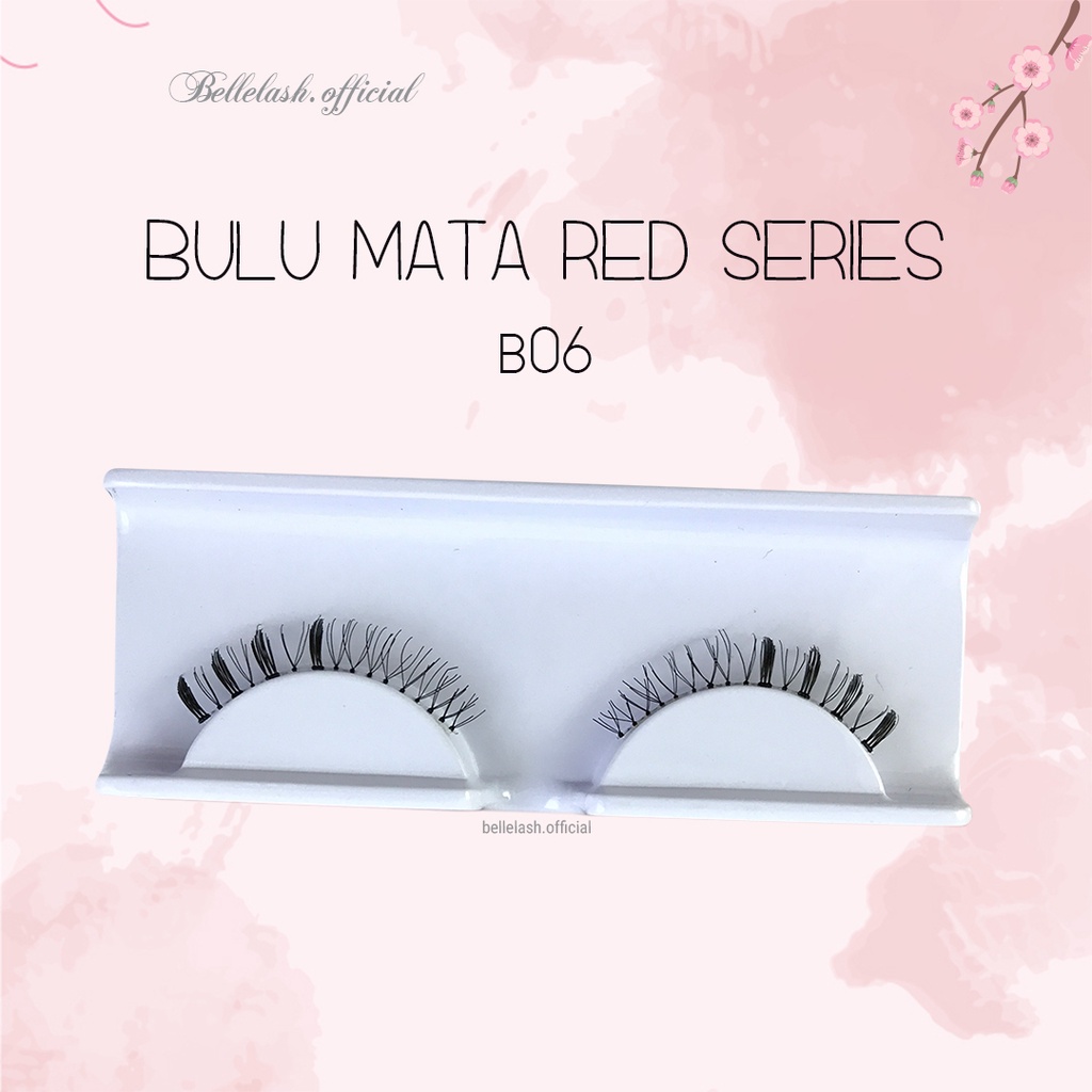 B06 Bulu Mata Bawah Palsu Handmade Natural False Eyelash Eye Lashes Belle Eyelashes