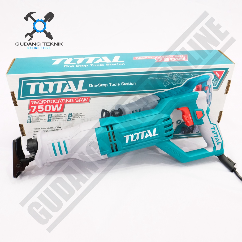 Mesin Gergaji Kayu 6&quot; 750Watt TS100806 TOTAL / Reciprocating Saw 6Inch 750 Watt TS 100806 TOTAL