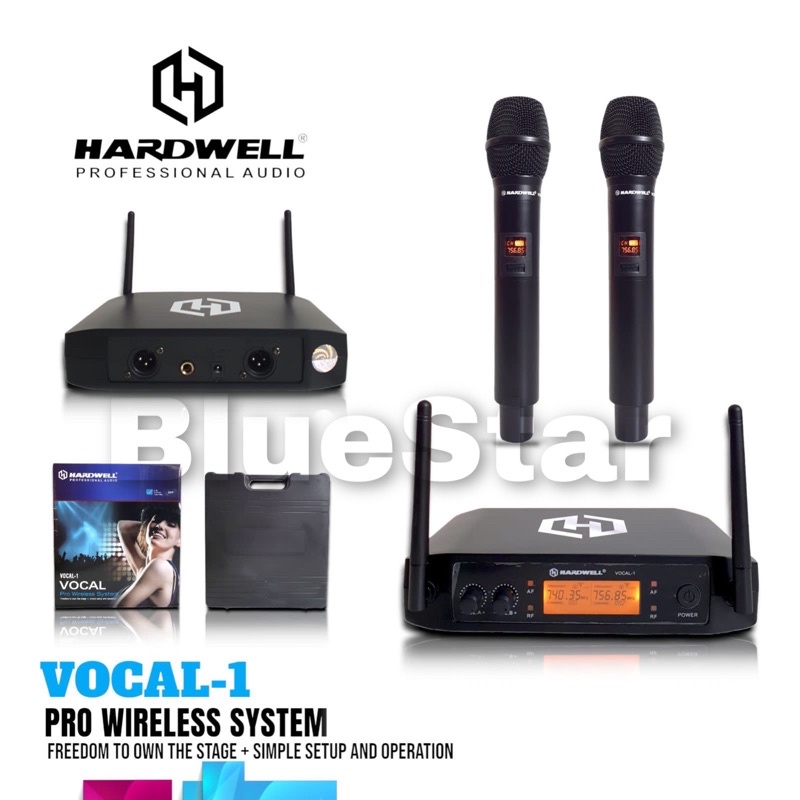 Mic Wireless Hardwell VOKAL 1 Handheld Original