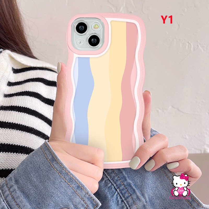 Soft Case Bahan TPU Warna-Warni Pelangi Untuk Redmi 10 9T 10C 9A 10A 9C NFC Note 10 10s 11 11s 9 8 10 Pro Note10 Pro Max Plus