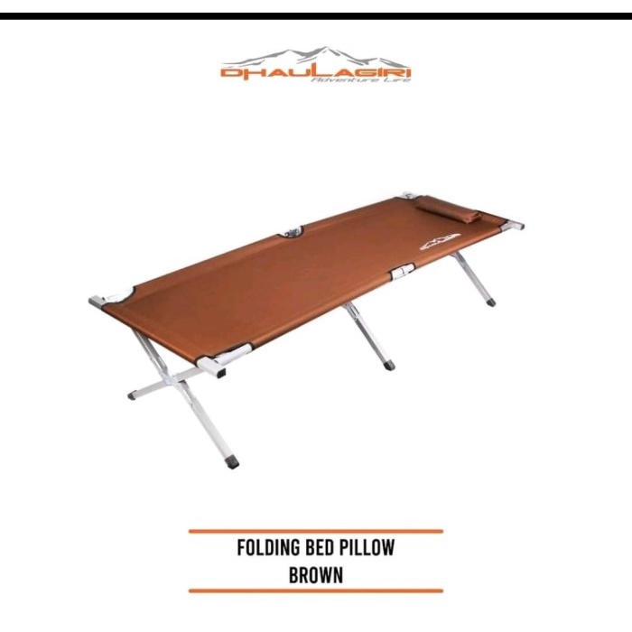Tenda Camping Folding Bed Pillow Dhaulagiri - Velbed Dhaulagiri Alumunium - Tandu Dh