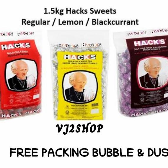 

Permen Hacks Blackcurrant/Limau 1.5kg Candy Hack Original Malaysia