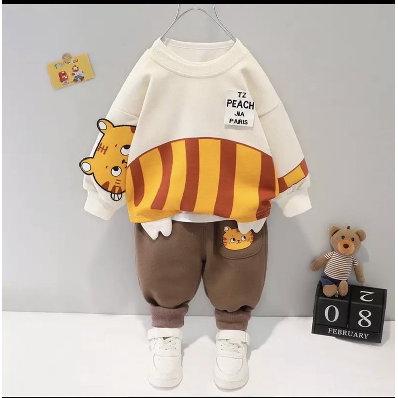 PROMO/SETELAN SWEATER ANAK/SETELAN BAJU ANAK COWOK DAN CEWEK 1-5 TAHUN