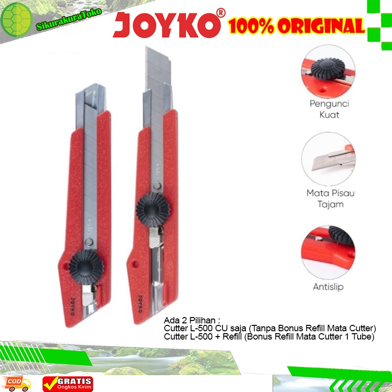 

(SKR) CUTTER JOYKO L-500 CU Besar L500 L 500 CU Jumbo Menggunakan Refill L-150 L150 L 150