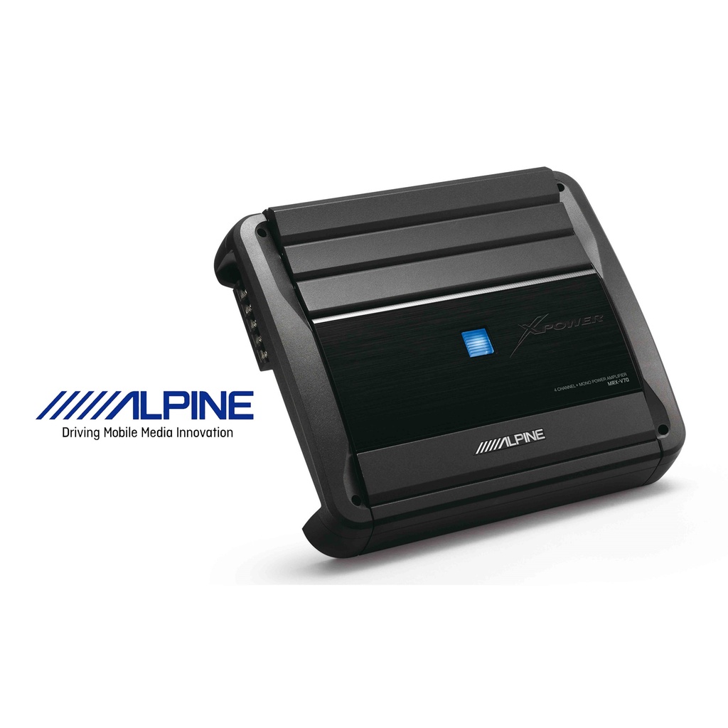 Alpine MRX-V70 Digital Class D Power Amplifier 5-Channel Mono Stereo 1.200Watt