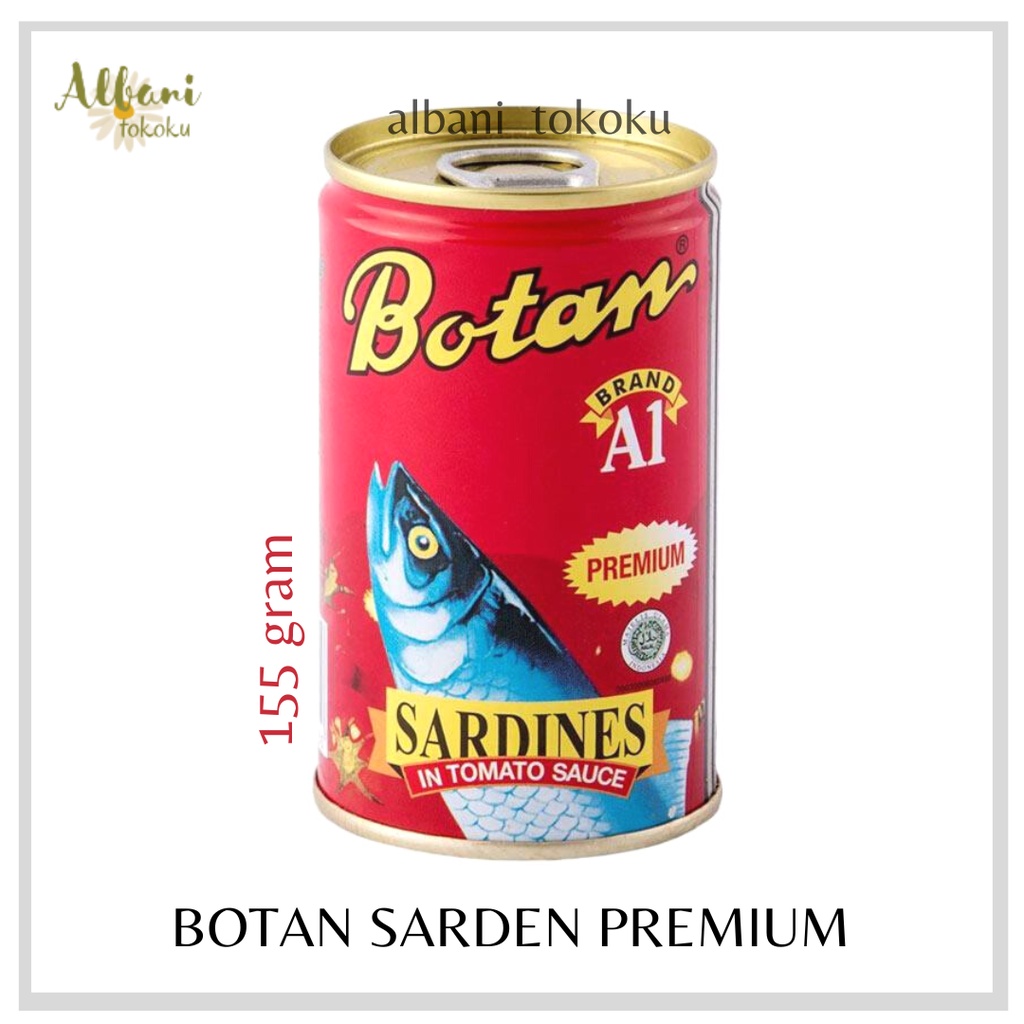 

❤️ Albani ❤️ BOTAN Sardines Premium Kemasan 155 gr - Botan Sarden - Makanan Olahan Ikan Siap Saji - Sarden Sehat