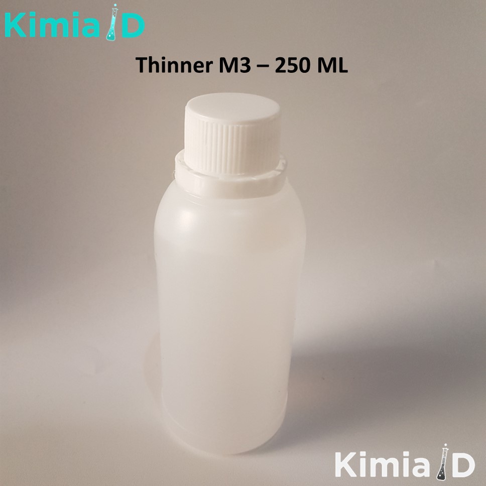 Thinner M3 250 ML Thinner Sablon Laquer Thinner Reducer Sablon Print
