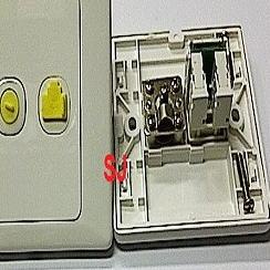 RJ45+TV Faceplate Panel Outlet Socket