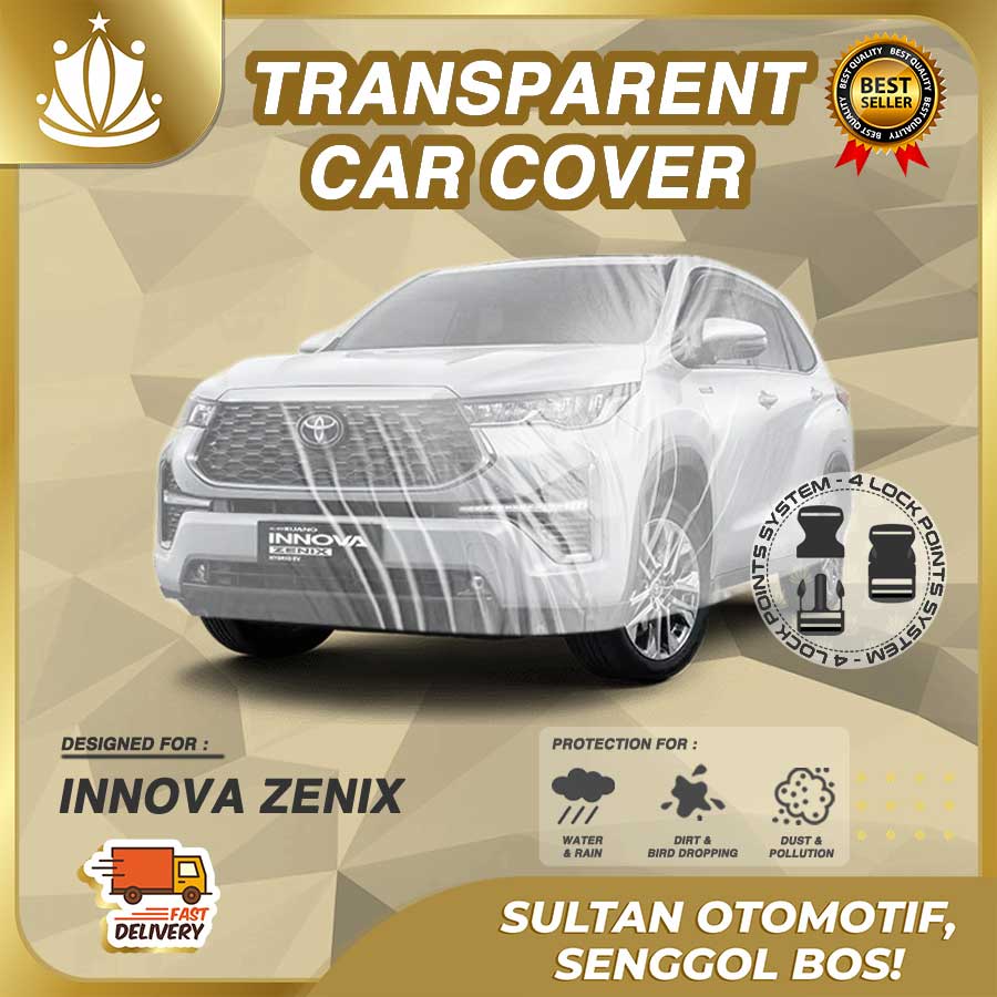 Body Cover Mobil Plastik TEBAL Innova Zenix 2022 WATERPROOF
