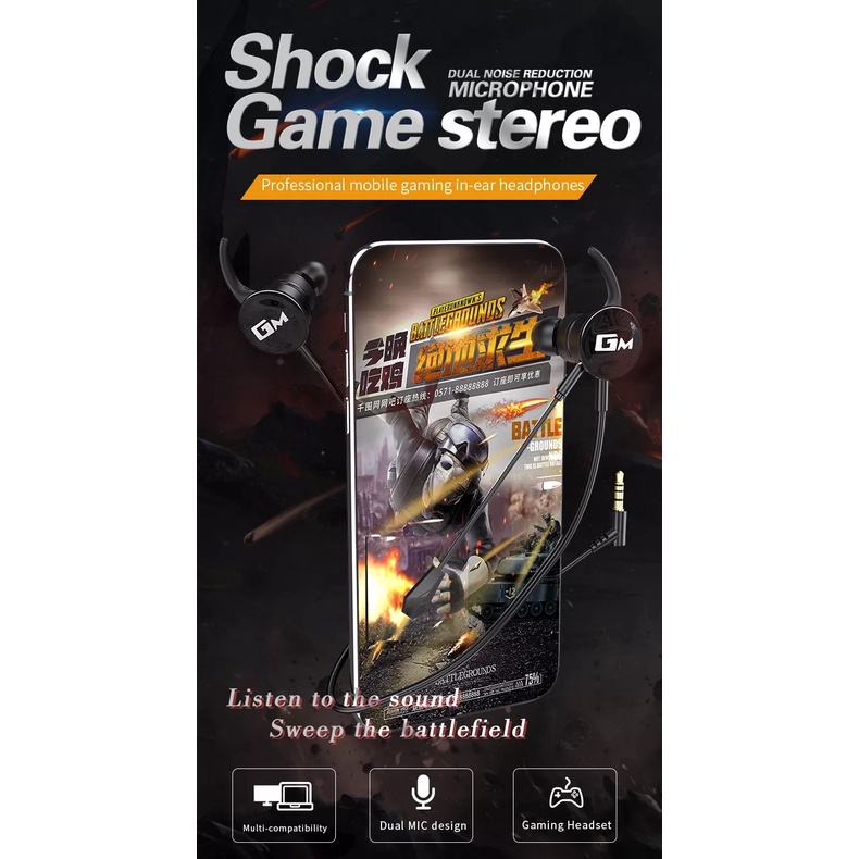Headset - Handsfree Mobile Gaming GX-122 Edifier Stereo Earphones Games - Gaming