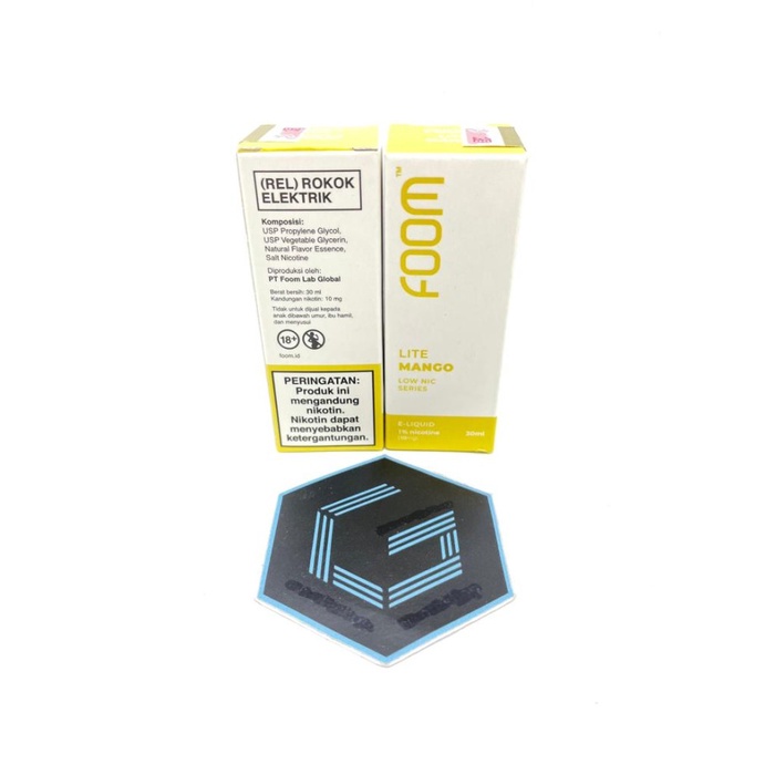 SALT - Foom LITE MANGO 30ML 10MG Liquid Pods Friendly Mangga Nic Pod