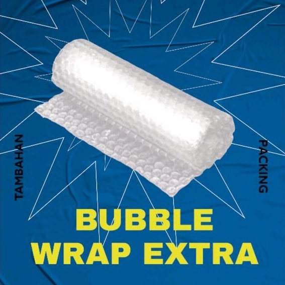 

Bubble wrap tambahan untuk packing agar lebih extra aman